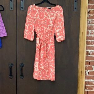 H&M pink floral causal dress